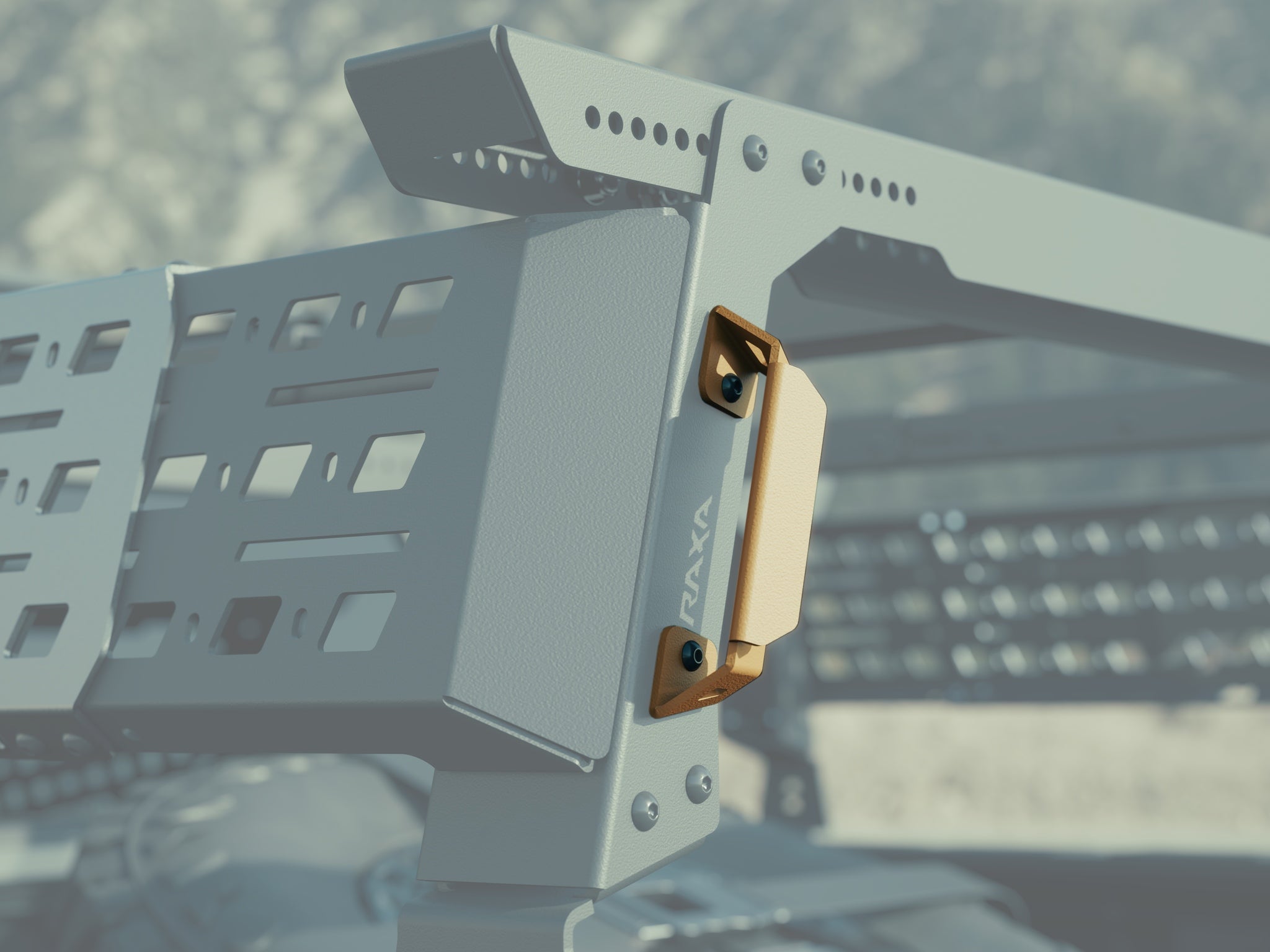 Handle kit for R1 and R3 racks